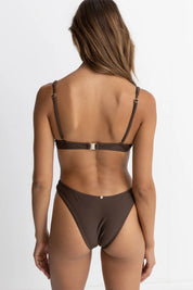 RHYTHM CLASSIC UNDERWIRE TOP CHOCOLATE