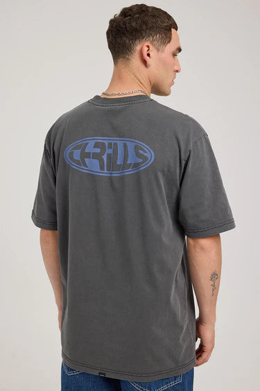 THRILLS SHADOW OVERSIZED MERCH FIT TEE