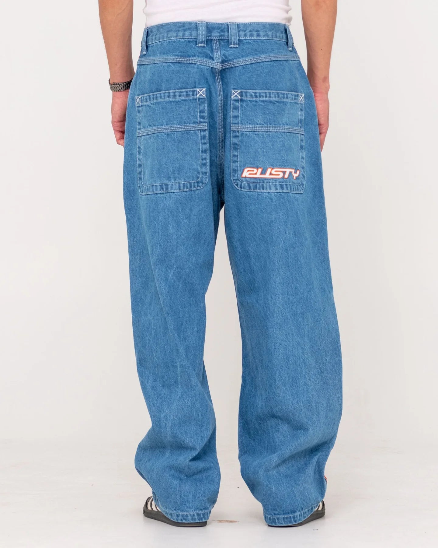 RUSTY FLIP DADDY 2.0 JEAN - MIDDY BLUE
