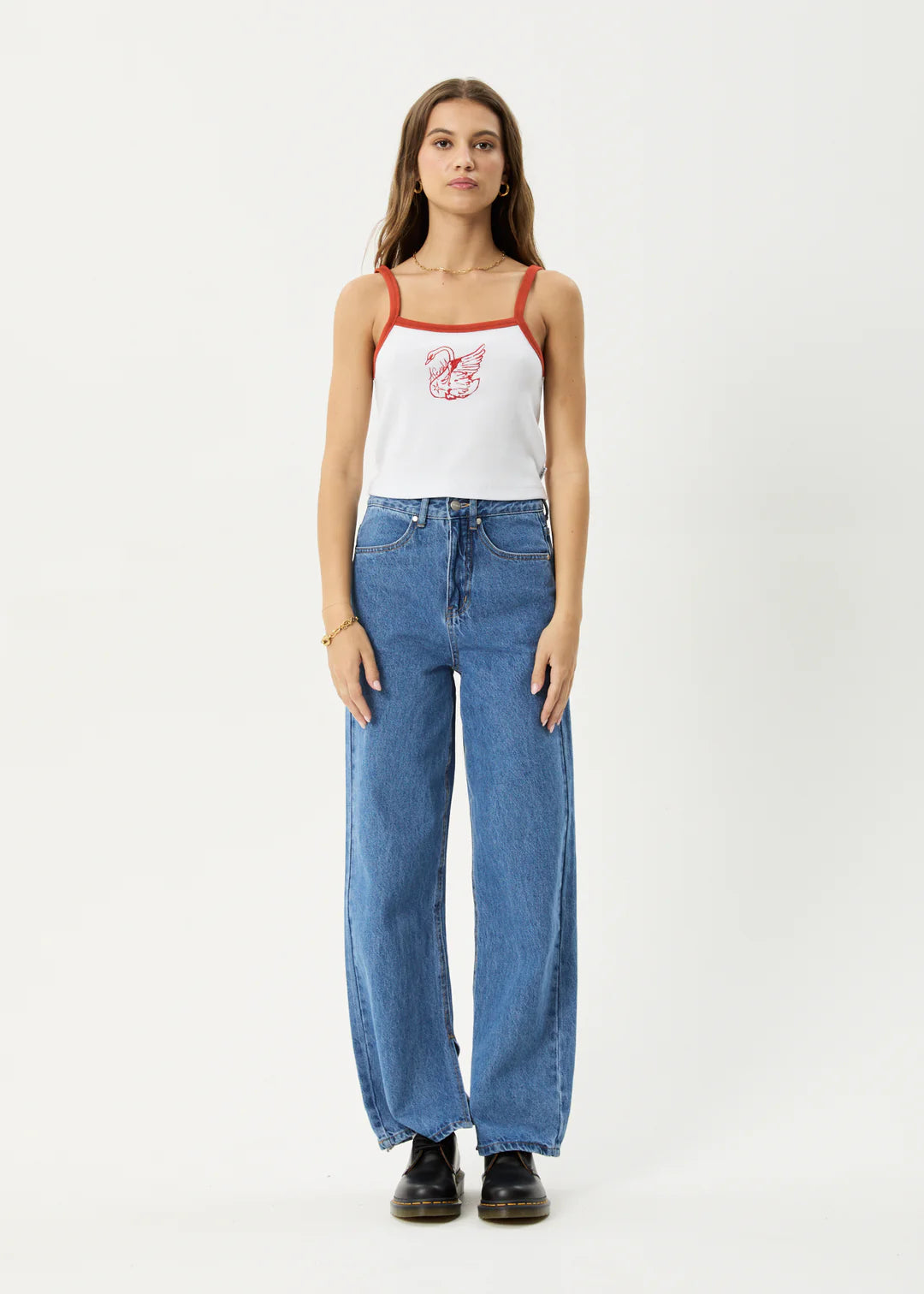 AFENDS CYGNET RIB SINGLET