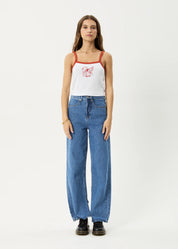 AFENDS CYGNET RIB SINGLET