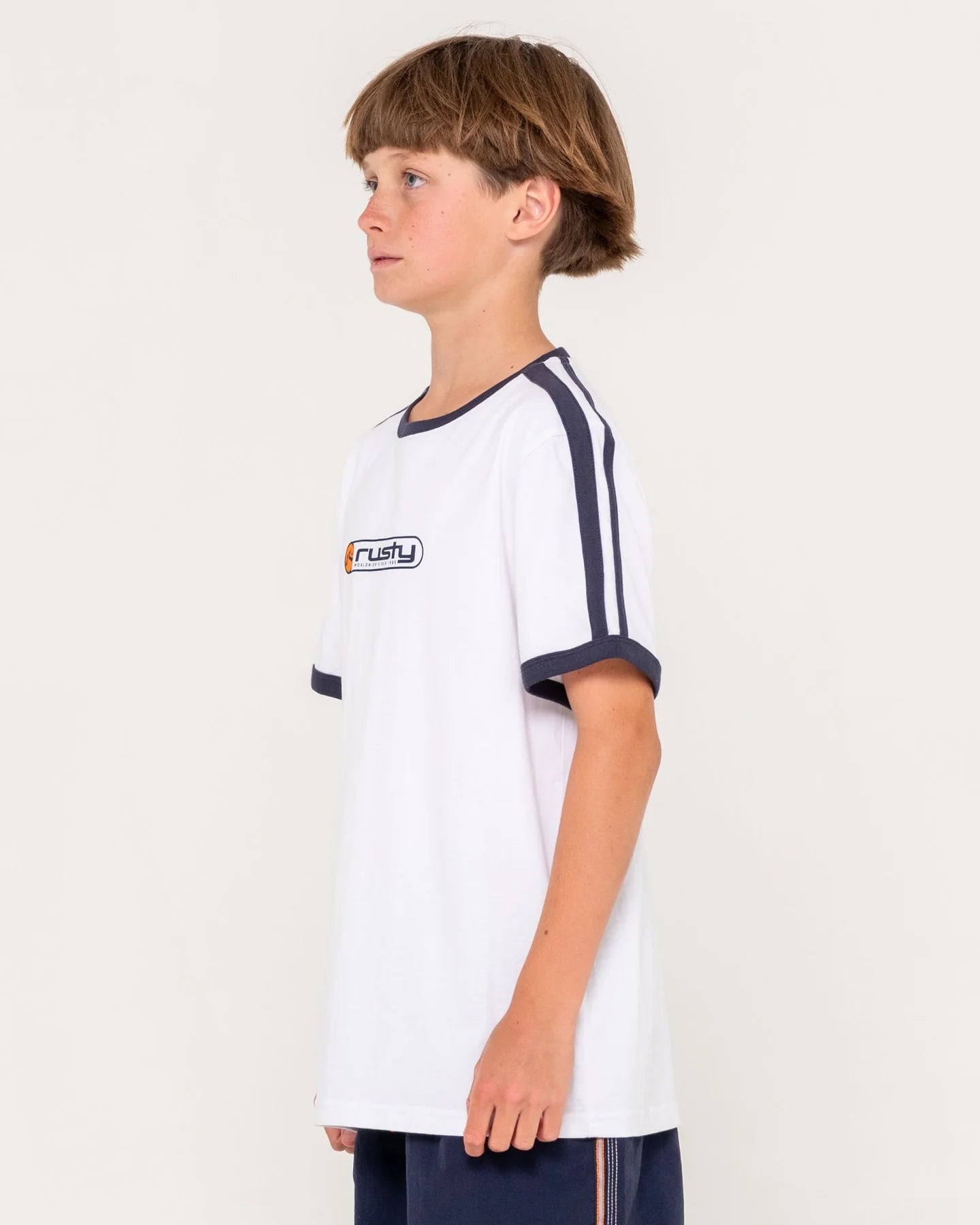 RUSTY POPPA RINGER TEE - BOYS