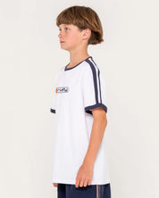 RUSTY POPPA RINGER TEE - BOYS