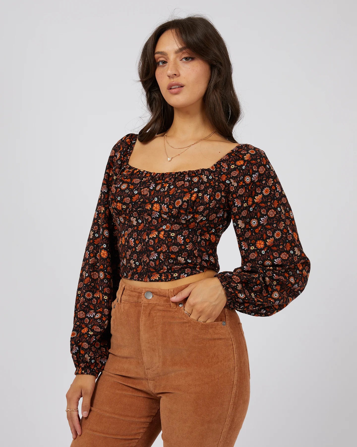 AAE LUNA FLORAL TOP