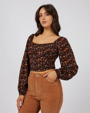 AAE LUNA FLORAL TOP