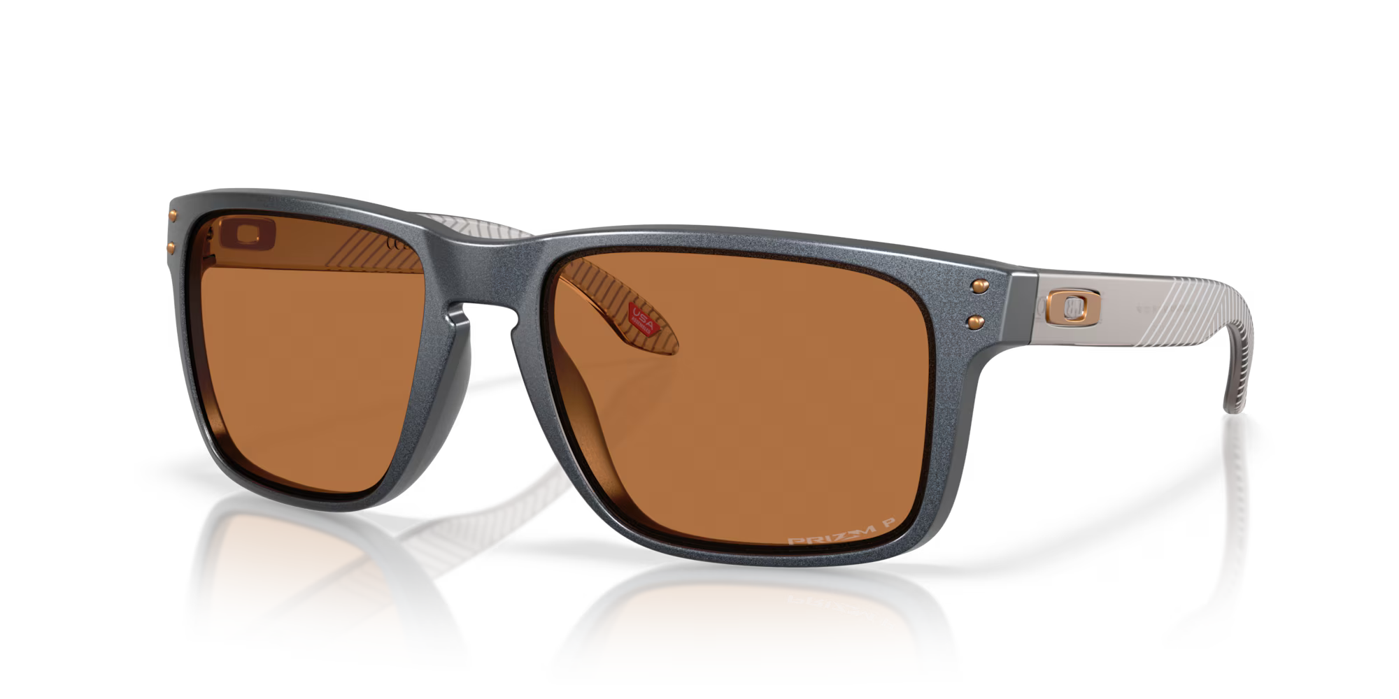 OAKLEY HOLBROOK XL BLUE STEEL W/PRIZM BRONZE POLARIZED