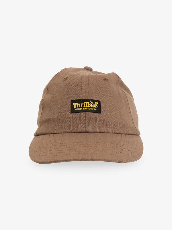 THRILLS UNION 6 PANEL CAP - FALCON HERRINGBONE