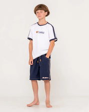 RUSTY POPPA RINGER TEE - BOYS