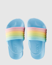 ROXY SLIPPERY RIBBED SLIP ONS