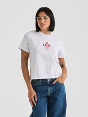 LEE MARTINI SHRUNKEN TEE