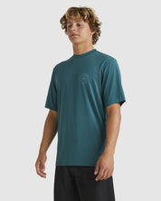 BILLABONG BIG WAVE DAZ RASH VEST REAL TEAL