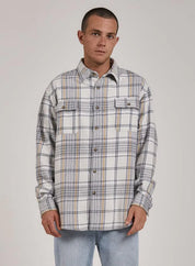 THRILLS COAT OF THRILLS TWILL FLANNEL SHIRT