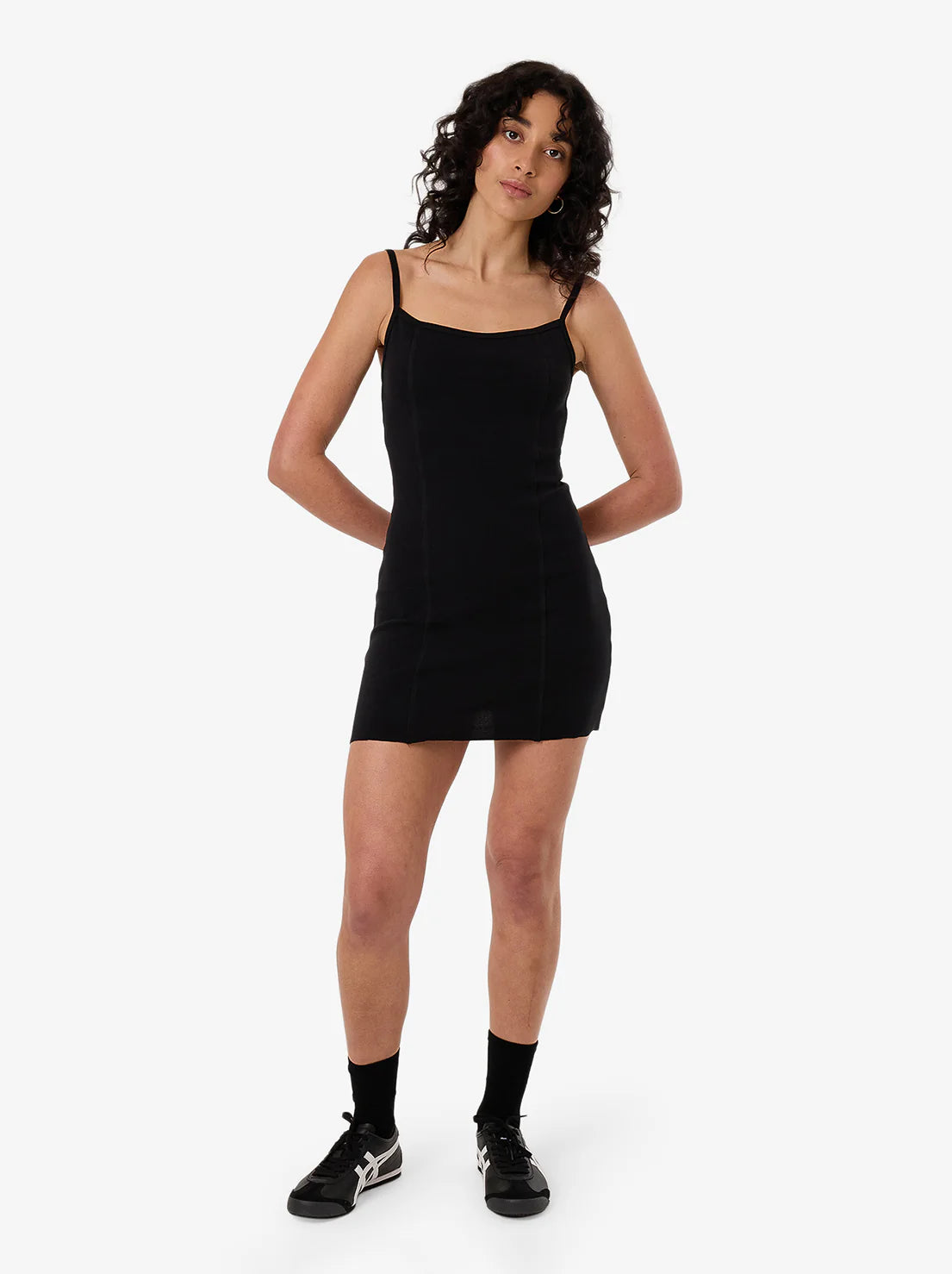 THRILLS RIB SEAM MINI DRESS