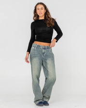 RUSTY BETHANY BAGGY LOW RISE JEAN