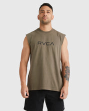 BIG RVCA WASHED MUSCLE MUSHROOM