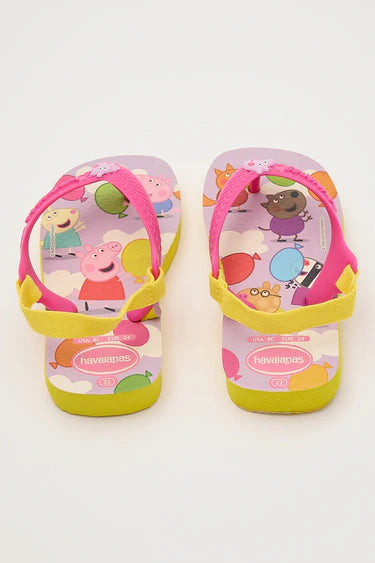HAVAIANAS BABY PEPPA PIG CITRUS YELLOW