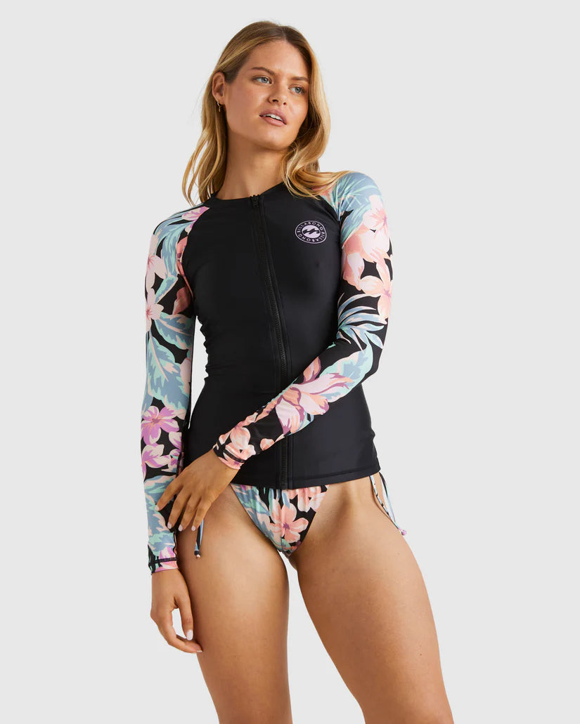 BILLABONG NIGHTS IN PARADISE PIPA RASH VEST