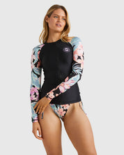 BILLABONG NIGHTS IN PARADISE PIPA RASH VEST