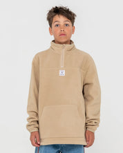 RUSTY CORE DIVISION FLEECE QUARTER ZIP BOYS