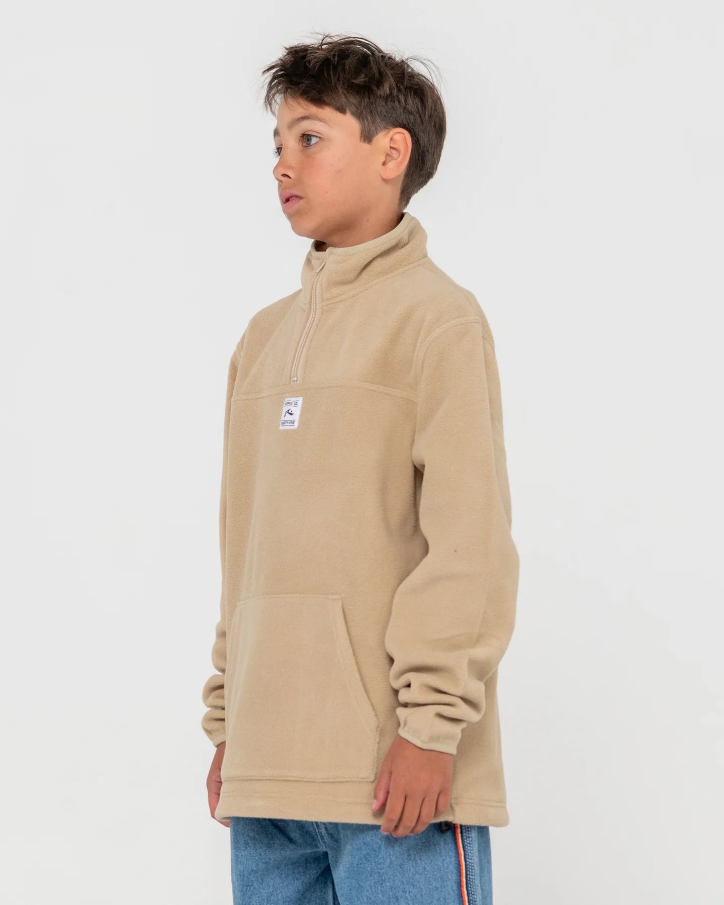 RUSTY CORE DIVISION FLEECE QUARTER ZIP BOYS