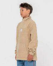 RUSTY CORE DIVISION FLEECE QUARTER ZIP BOYS