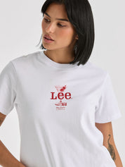 LEE MARTINI SHRUNKEN TEE