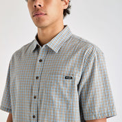 WRANGLER BOXCAR SHIRT BLUE CHECK