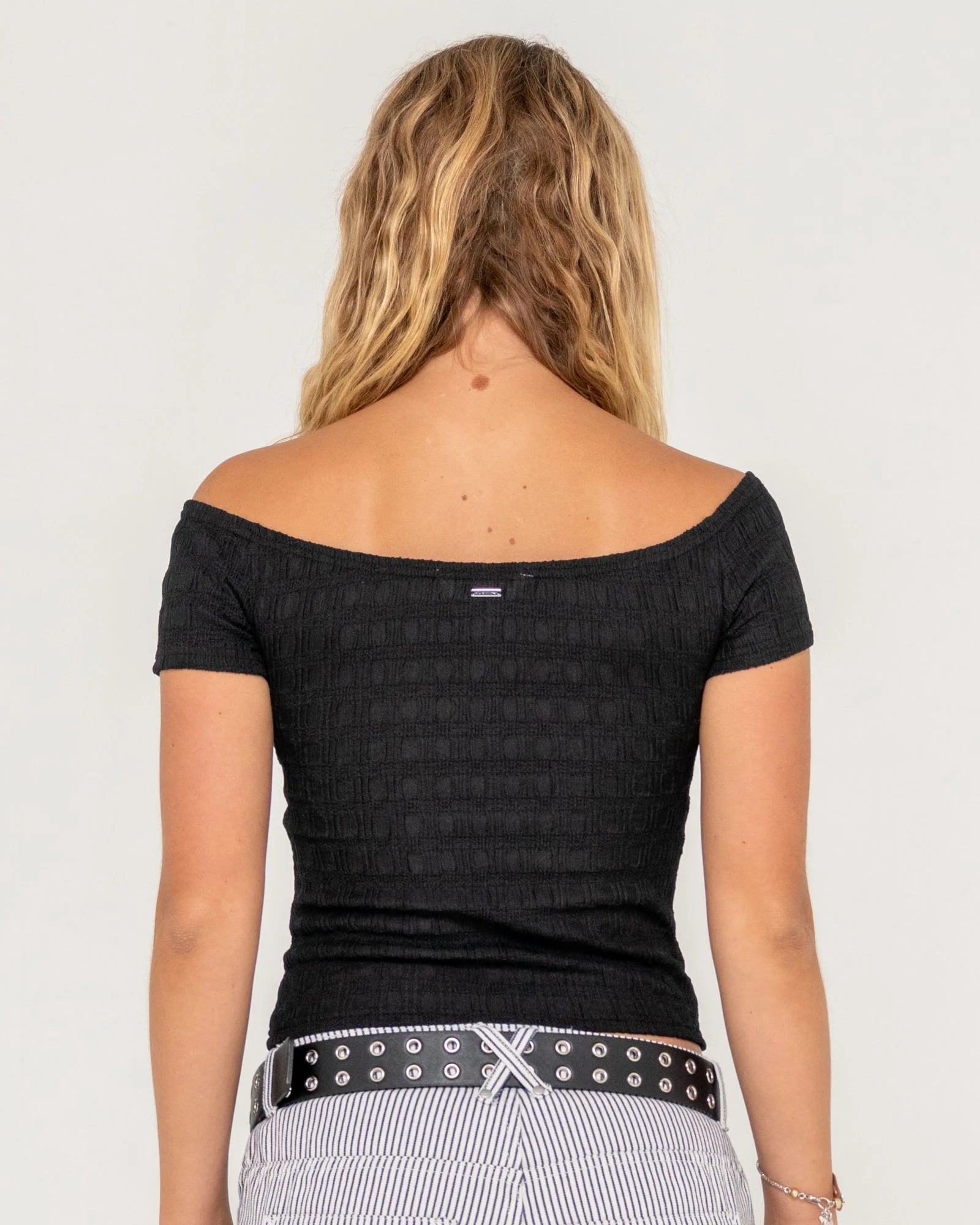RUSTY CIAO BELLA OFF SHOULDER TOP
