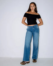 RUSTY FLIP MOMMY LOW RISE DENIM JEAN