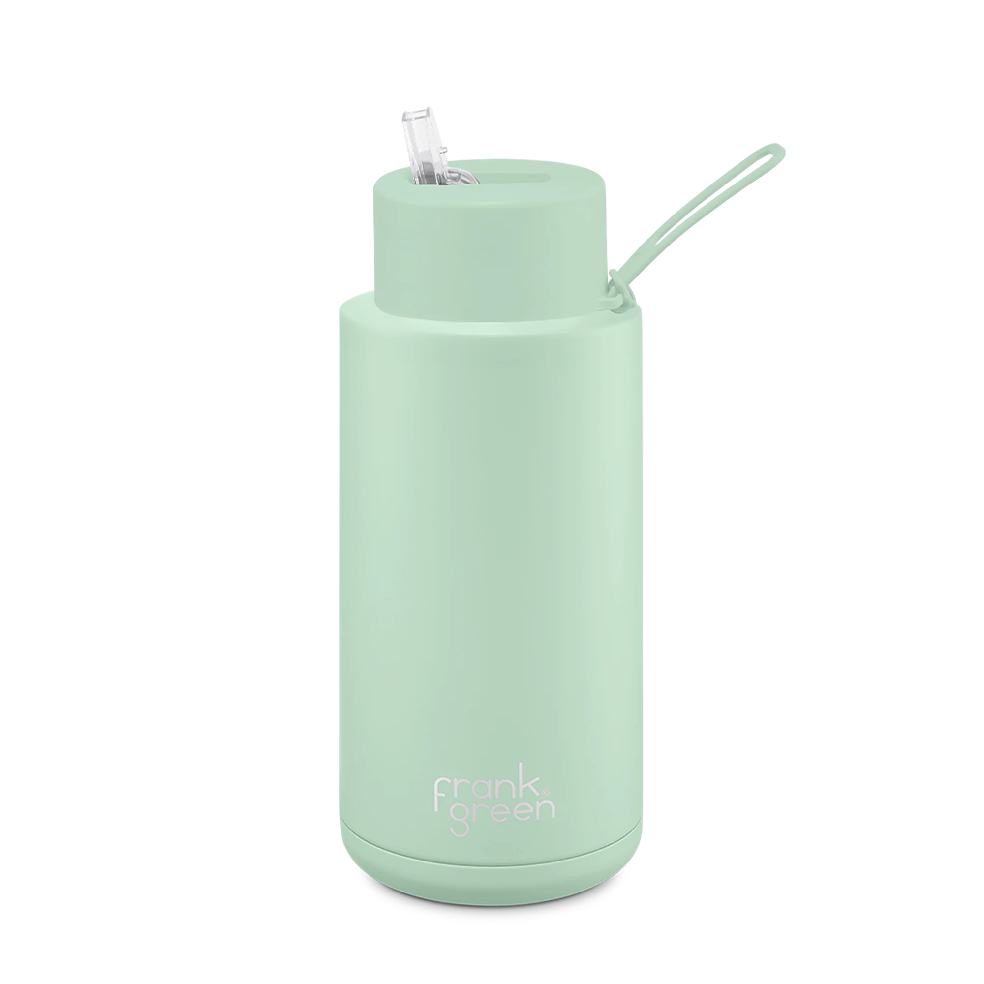 FRANK GREEN 34OZ CERAMIC REUSABLE BOTTLE STRAW