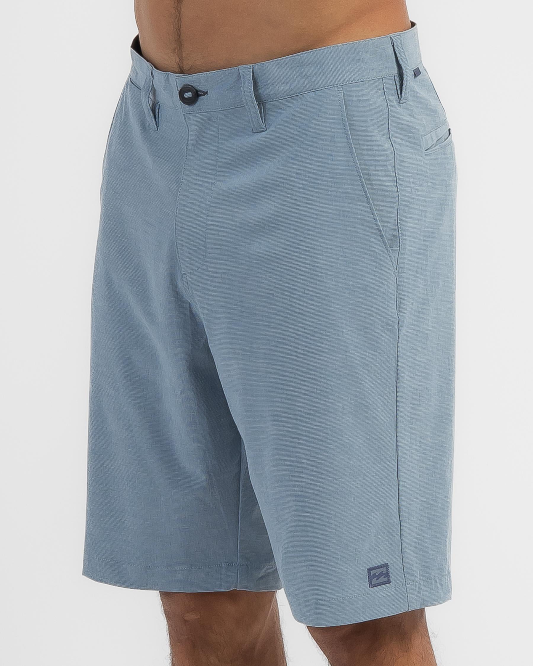 BILLABONG CROSSFIRE SHORTS - DUSTY BLUE