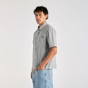 WRANGLER BOXCAR SHIRT BLUE CHECK