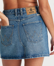 WRANGLER REPAIR MINI SKIRT DEEP OASIS