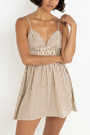 RHYTHM COVE STRIPE MINI DRESS