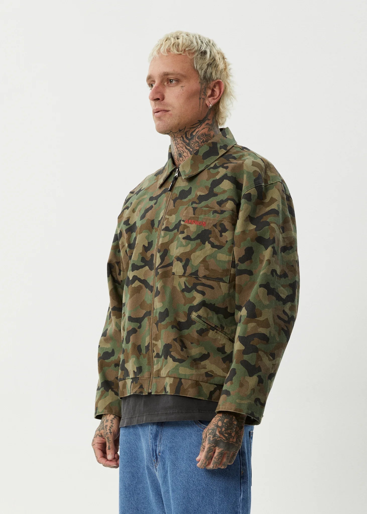 AFENDS HIDDEN ORACLE WORKWEAR JACKET