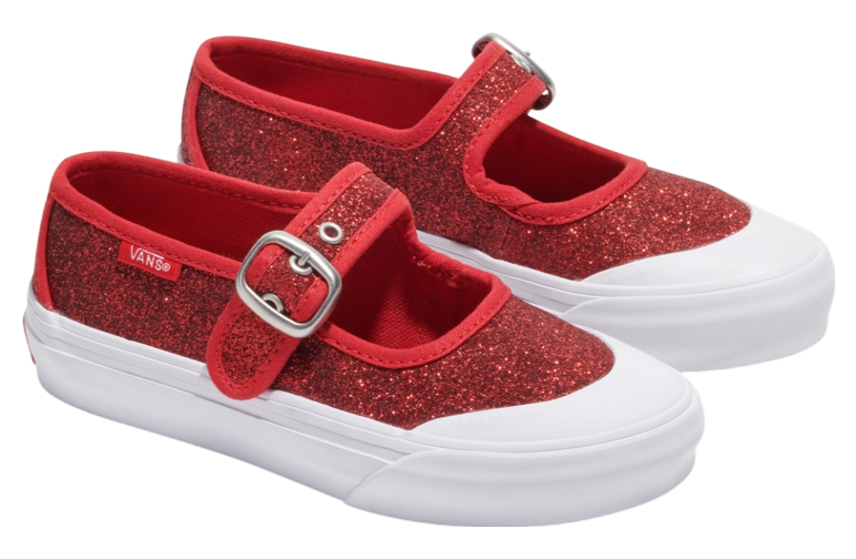 VANS MARY JANE GLITTER RED KIDS