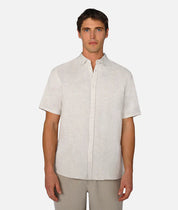 INDUSTRIE THE TENNYSON LINEN KALAMATA SHIRT