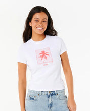 RIP CURL NEON PALM FITTED TEE