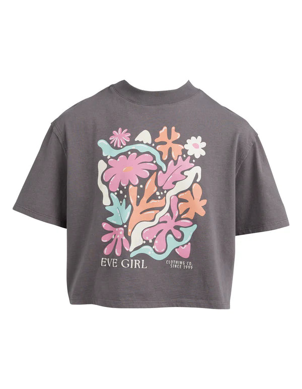 EVE GIRL CORAL GARDEN TEE