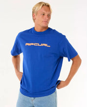 RIP CURL DOSED UP TEE ELECTRIC BLUE