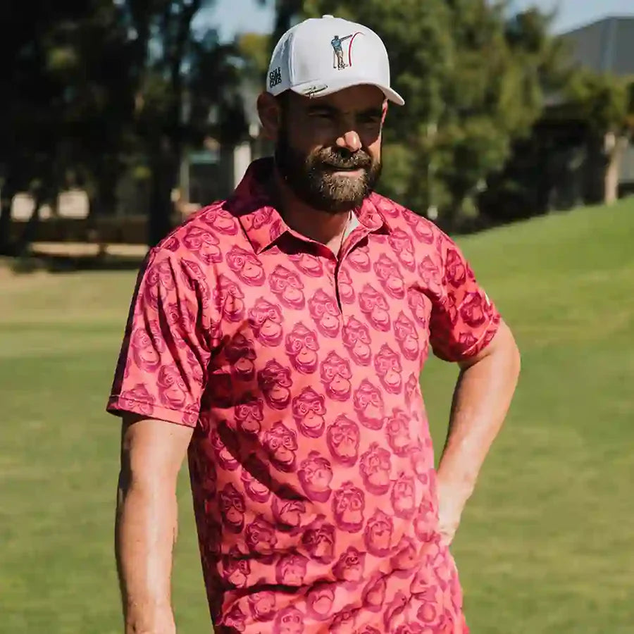 GOLF GODS CHEEKY MONKEY GOLF POLO