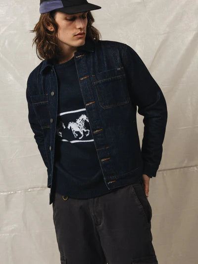 THRILLS CANYON OVERSIZED DENIM JACKET