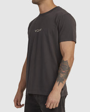 RVCA MINI FLIPPED TEE WASHED BLACK