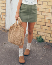 AAE BECCA SKIRT KHAKI