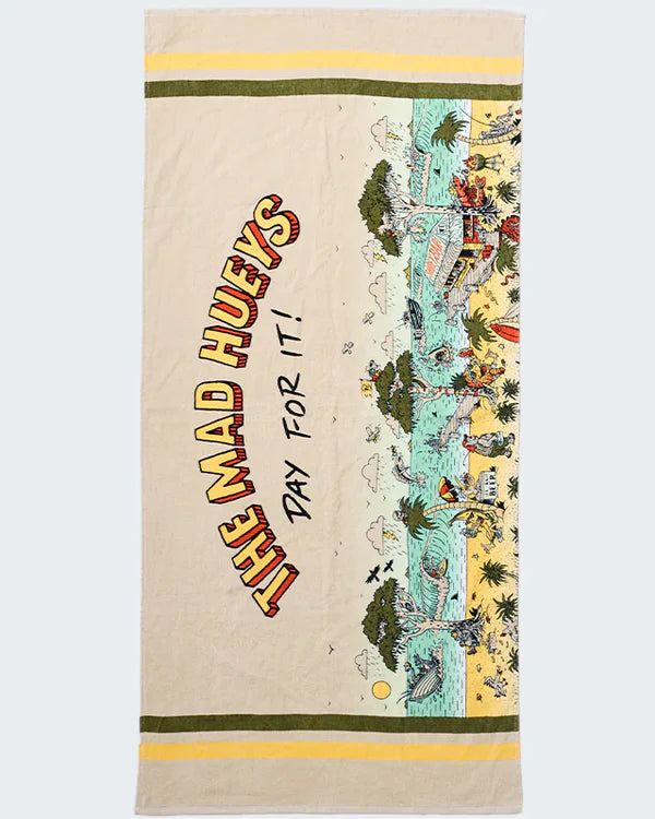 THE MAD HUEYS BIG DAY FOR IT SURF TOWEL