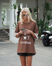 LUNA LANE THE CHAMPAGNE TEE