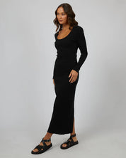 SILENT THEORY HAZEL L/S MAXI DRESS