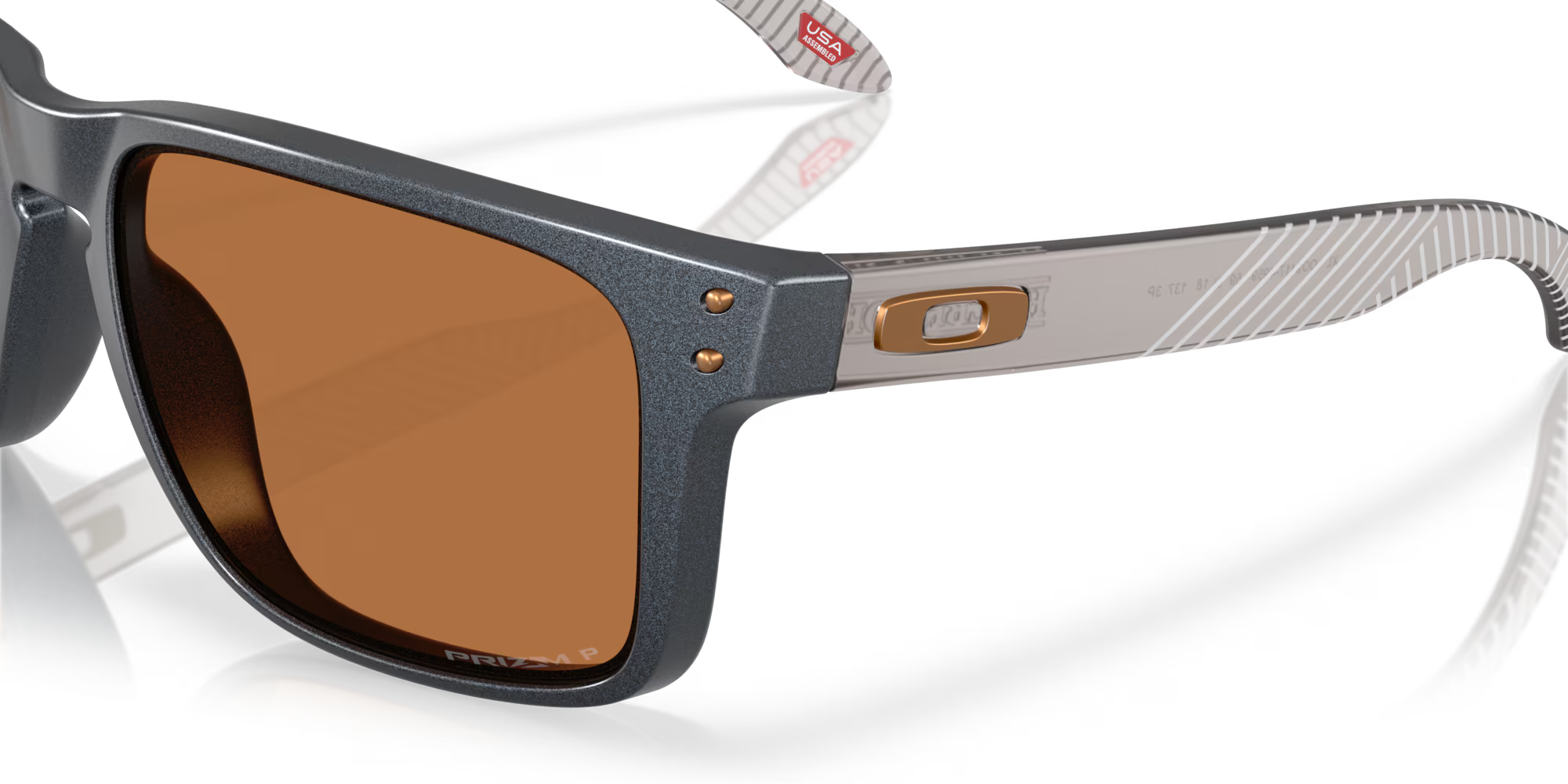 OAKLEY HOLBROOK XL BLUE STEEL W/PRIZM BRONZE POLARIZED