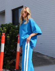 LUNA LANE THE MARLEY PANTS AZURE BLUE
