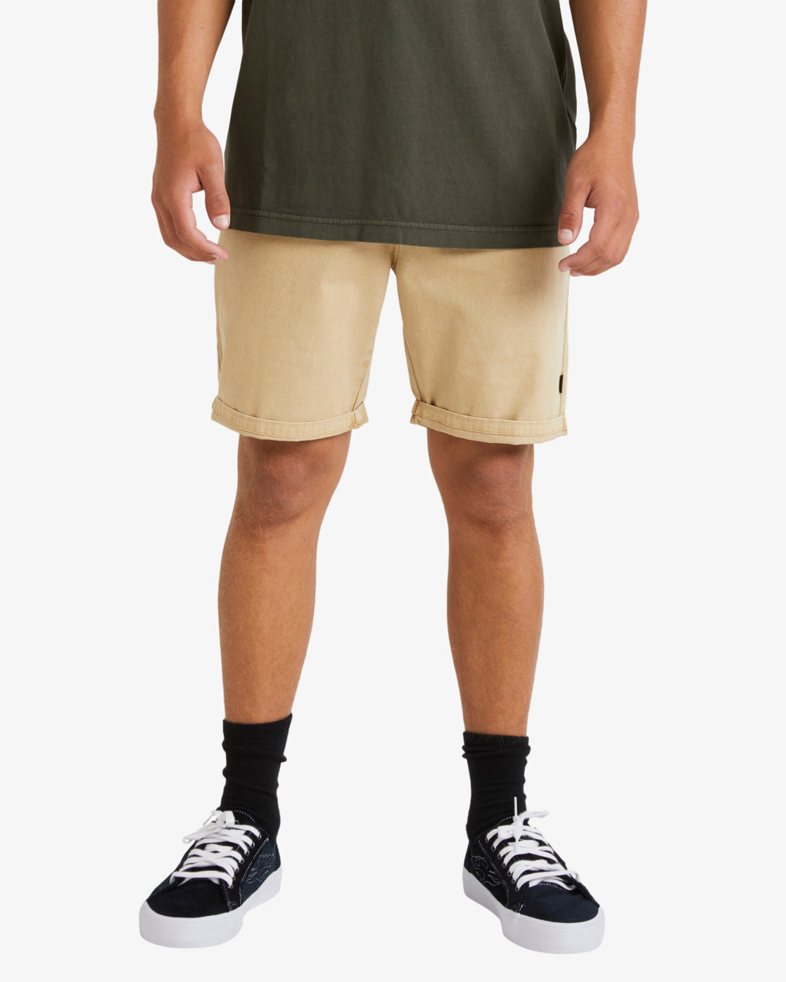 BILLABONG WAVE WASHED TWILL SHORTS - DESERT